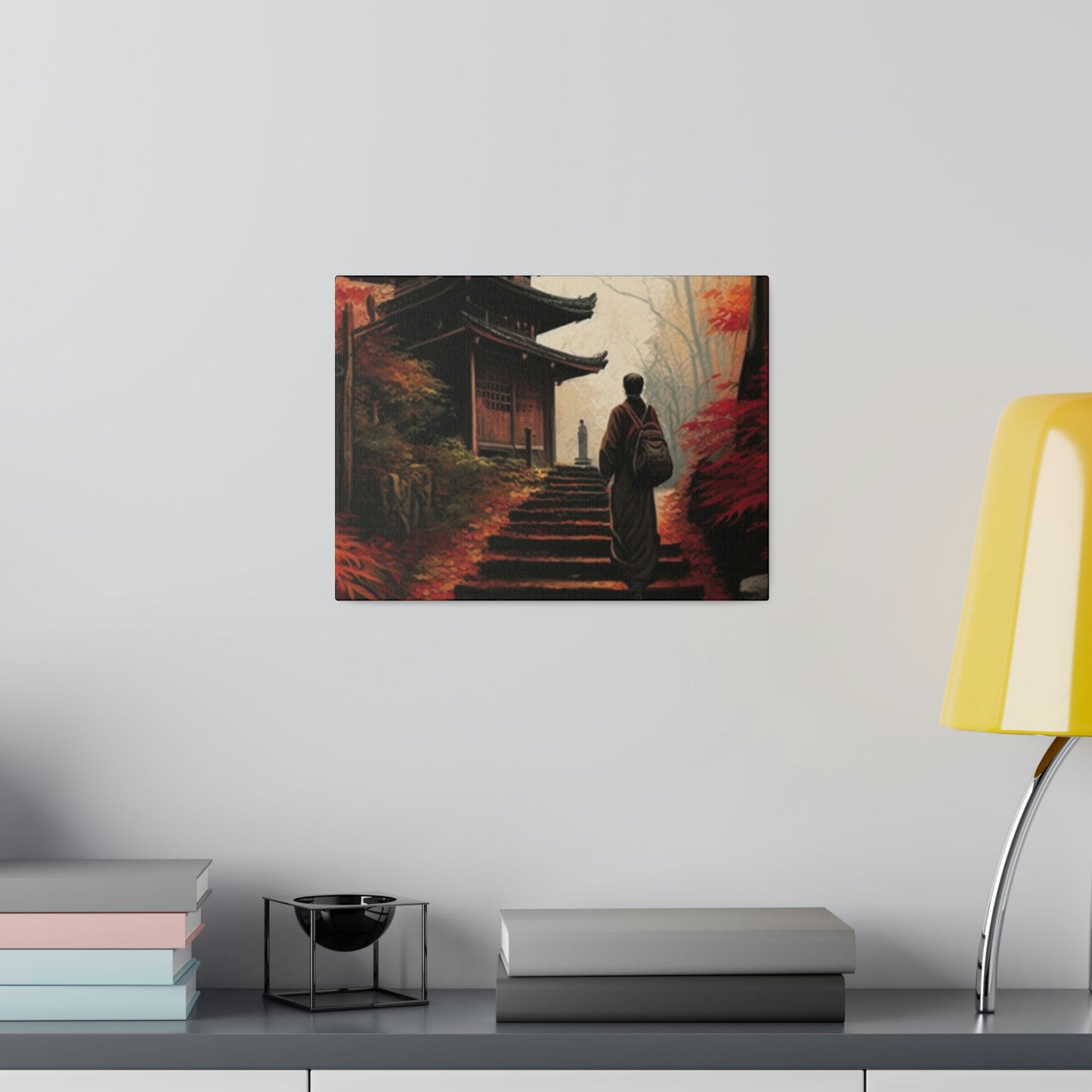 Traveler on the Steps