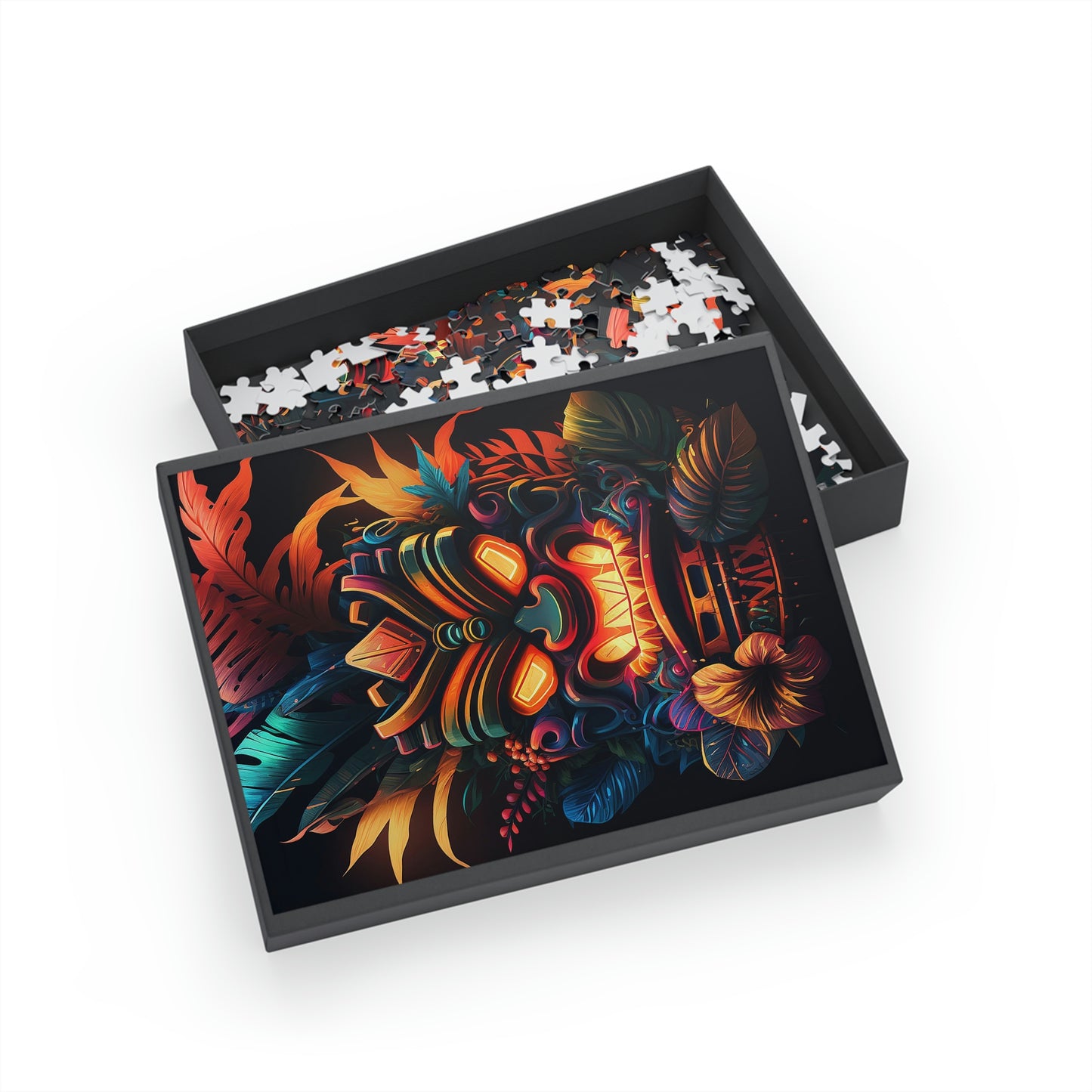 Fire Tiki Puzzle (96, 252, 500, 1000-Piece)