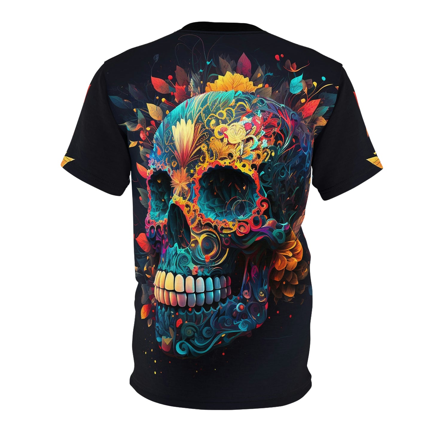 Blue Sugar Skull Unisex Tee