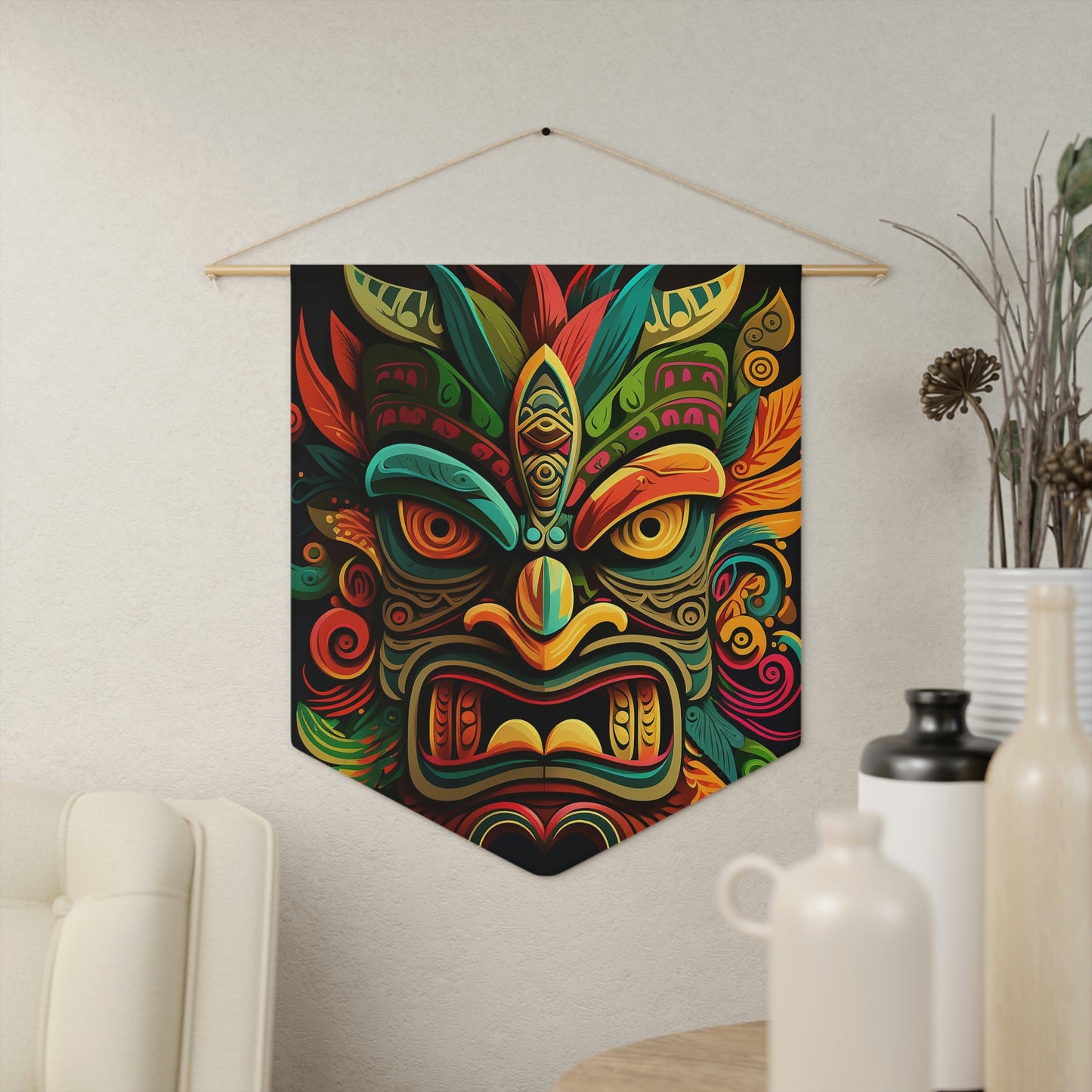Horn Tiki Pennant