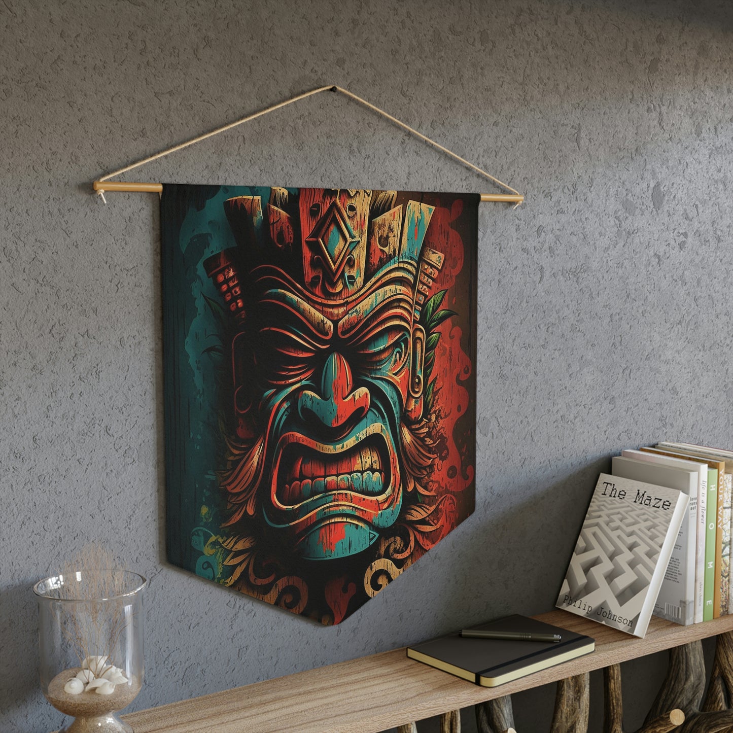 Angry Tiki Pennant