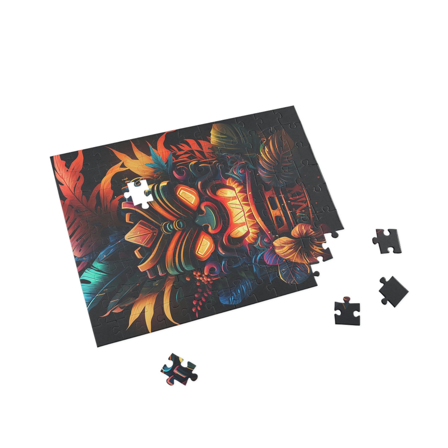 Fire Tiki Puzzle (96, 252, 500, 1000-Piece)