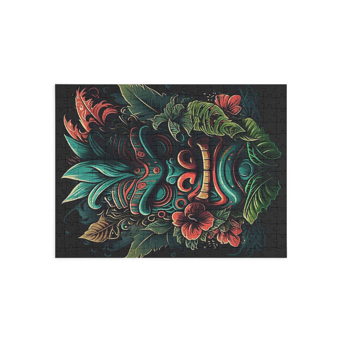 Green Tiki Puzzle (96, 252, 500, 1000-Piece)