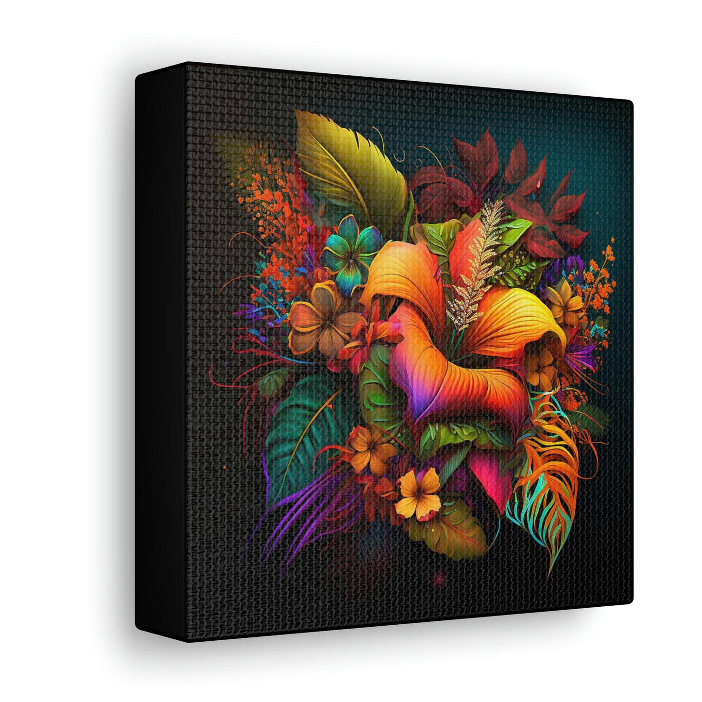 Polynesian Flowers Canvas Gallery Wraps