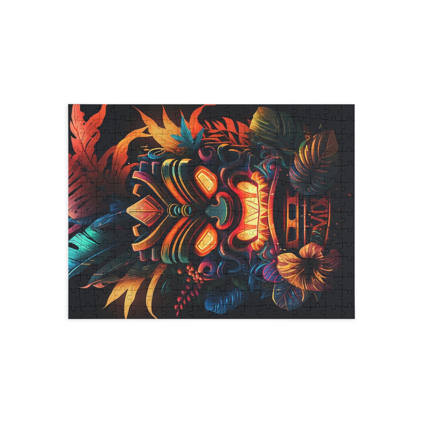 Fire Tiki Puzzle (96, 252, 500, 1000-Piece)