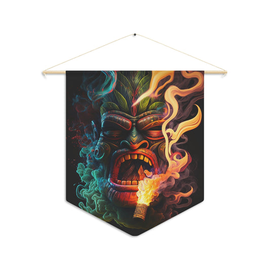 Possessed by Smoke Tiki Pennant