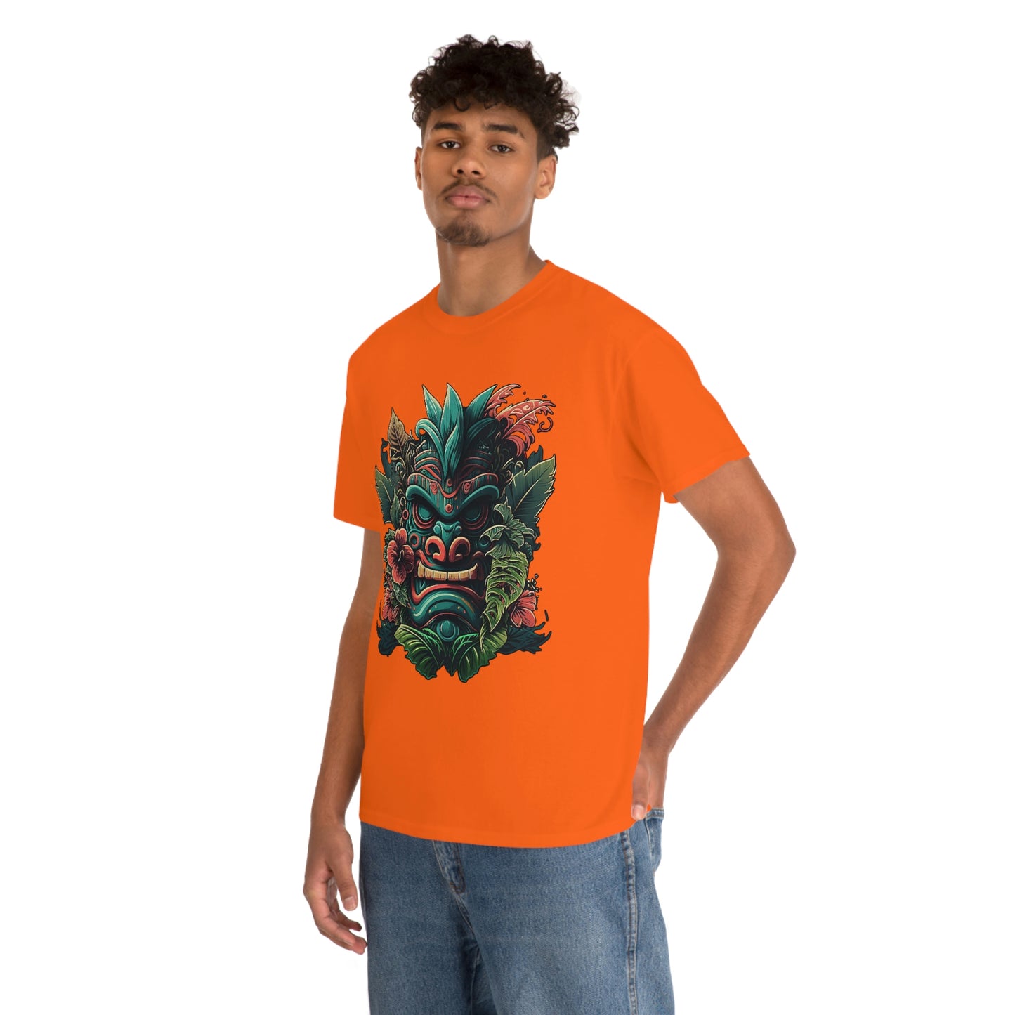 Green Tiki Unisex Heavy Cotton Tee