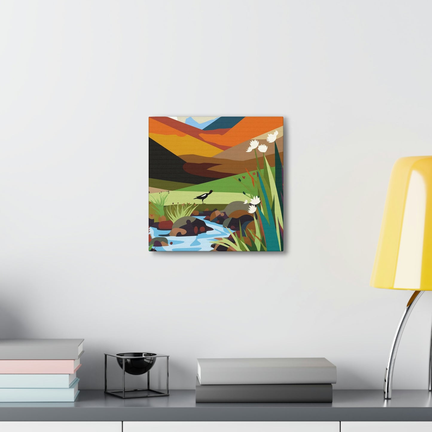 Mountain River Canvas Gallery Wraps