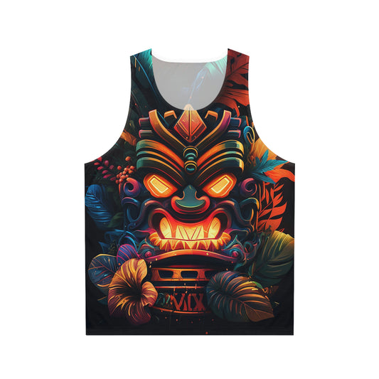 Fire Tiki Unisex Tank Top