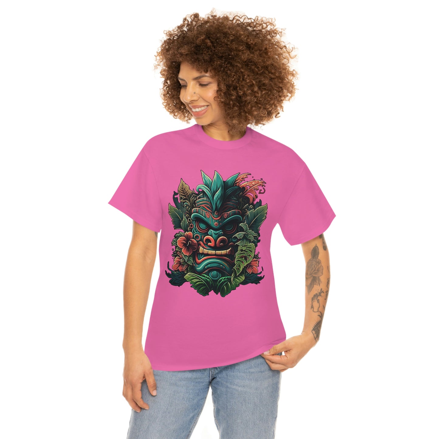 Green Tiki Unisex Heavy Cotton Tee