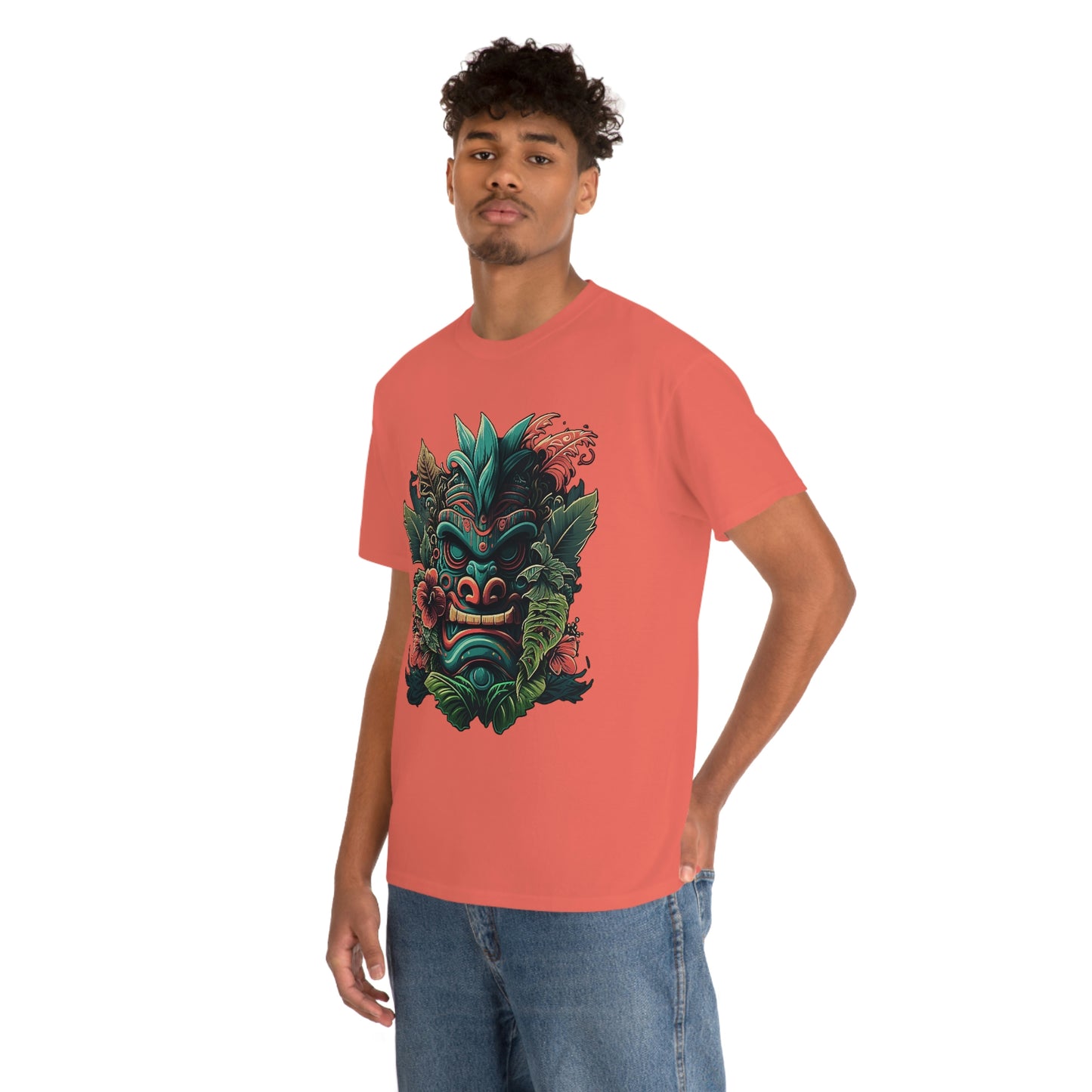 Green Tiki Unisex Heavy Cotton Tee