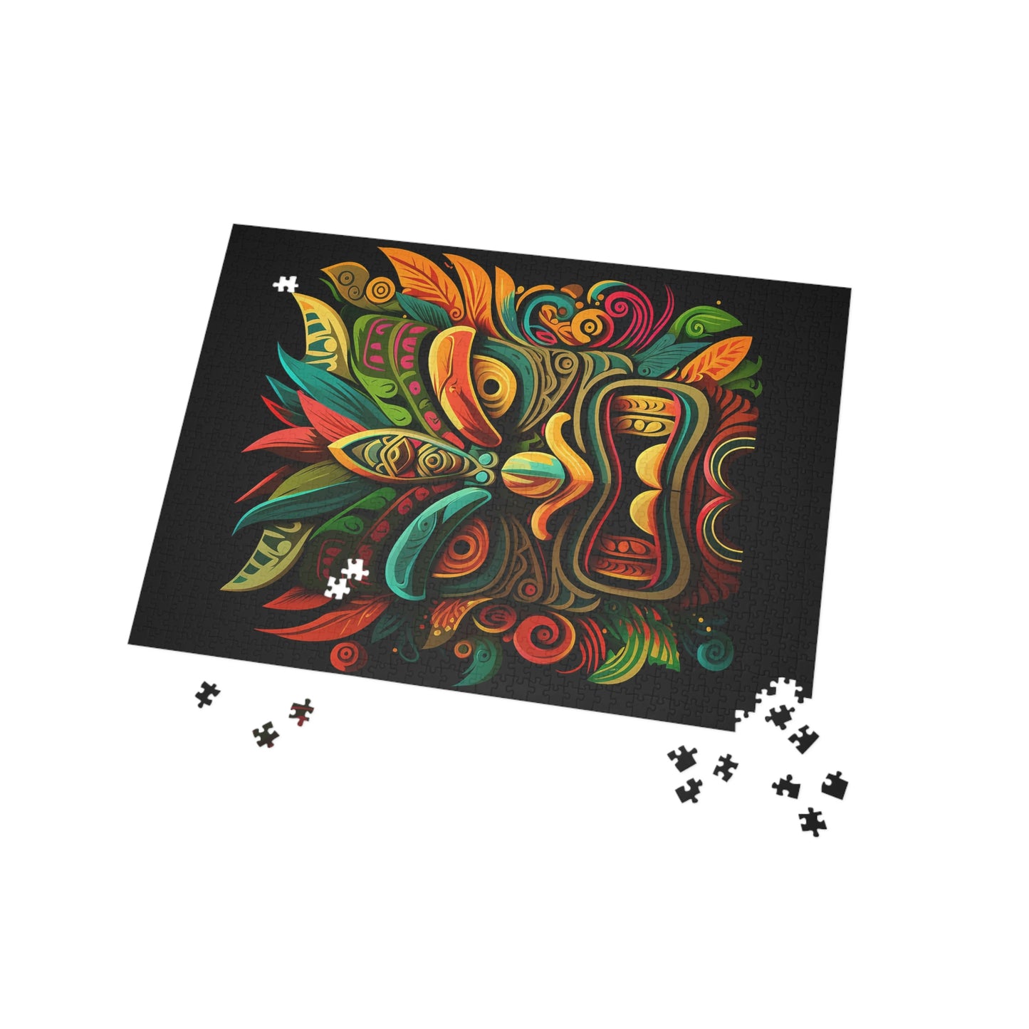 Horn Tiki Puzzle (96, 252, 500, 1000-Piece)