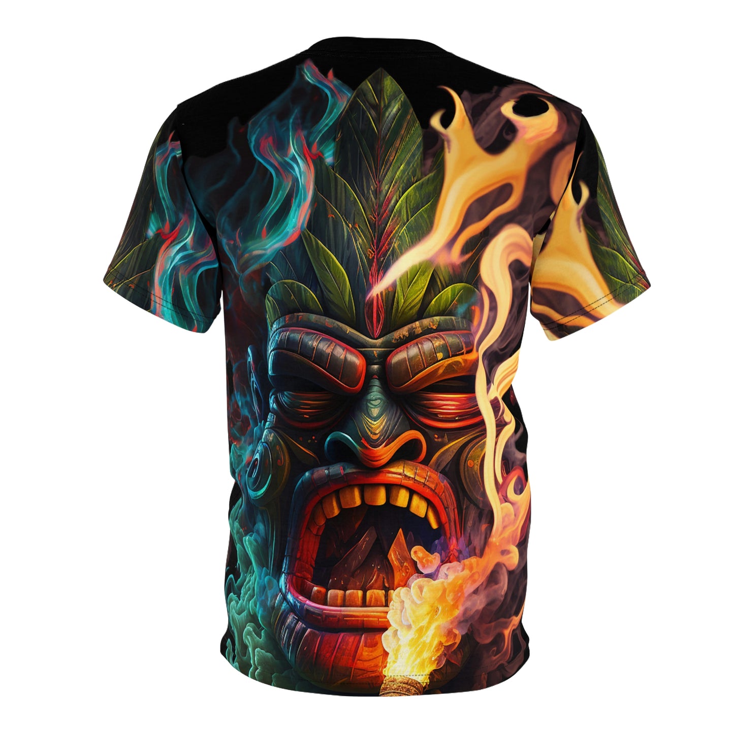 Possessed by Smoke Tiki Unisex Cut & Sew Tee