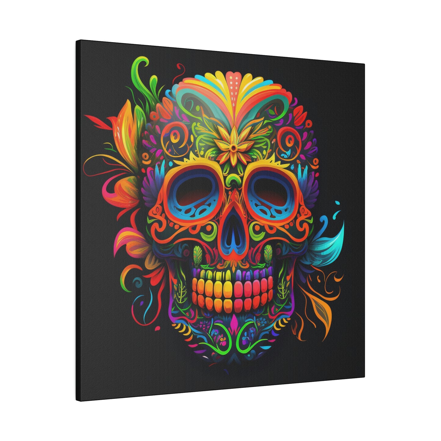 Neon Sugar Skull