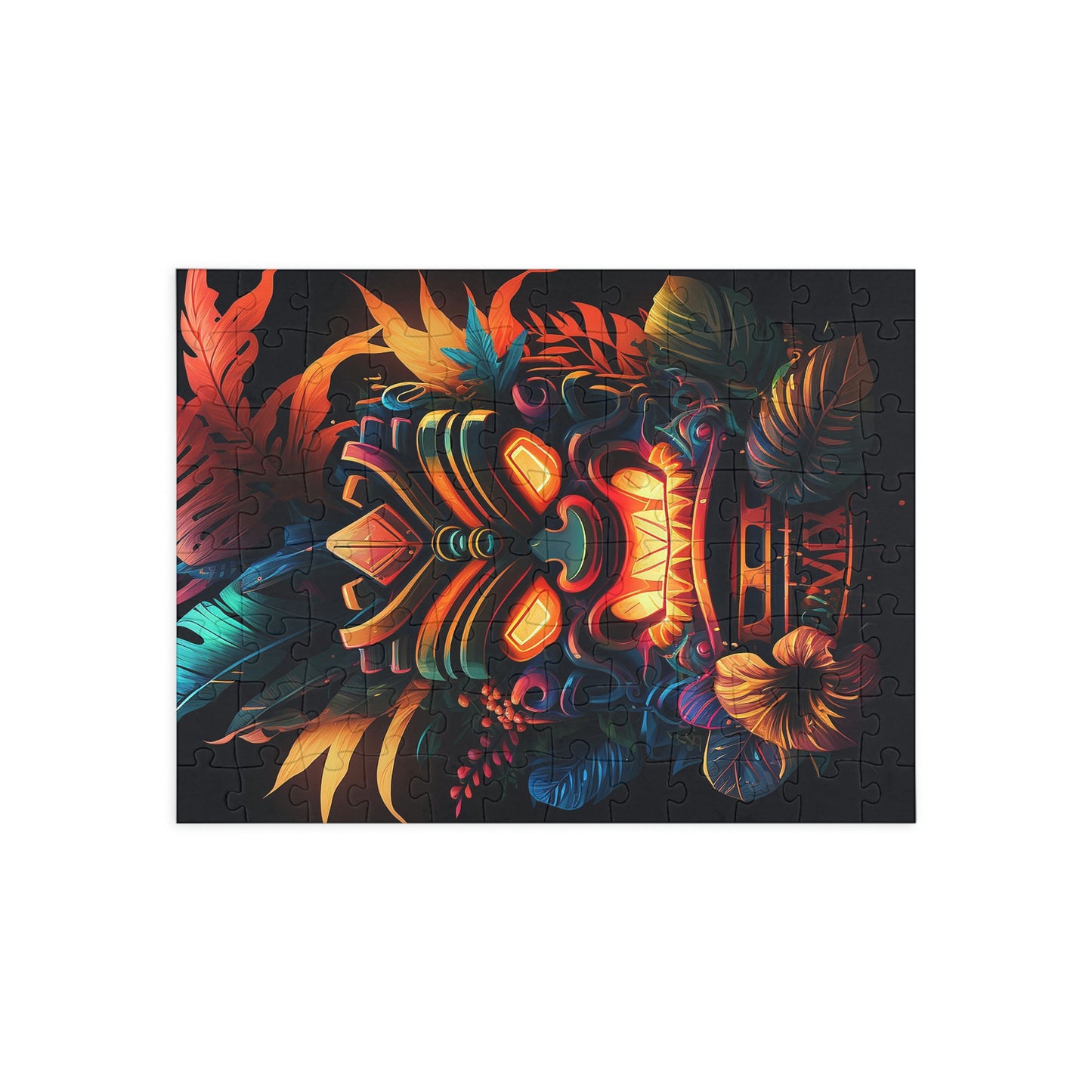 Fire Tiki Puzzle (96, 252, 500, 1000-Piece)