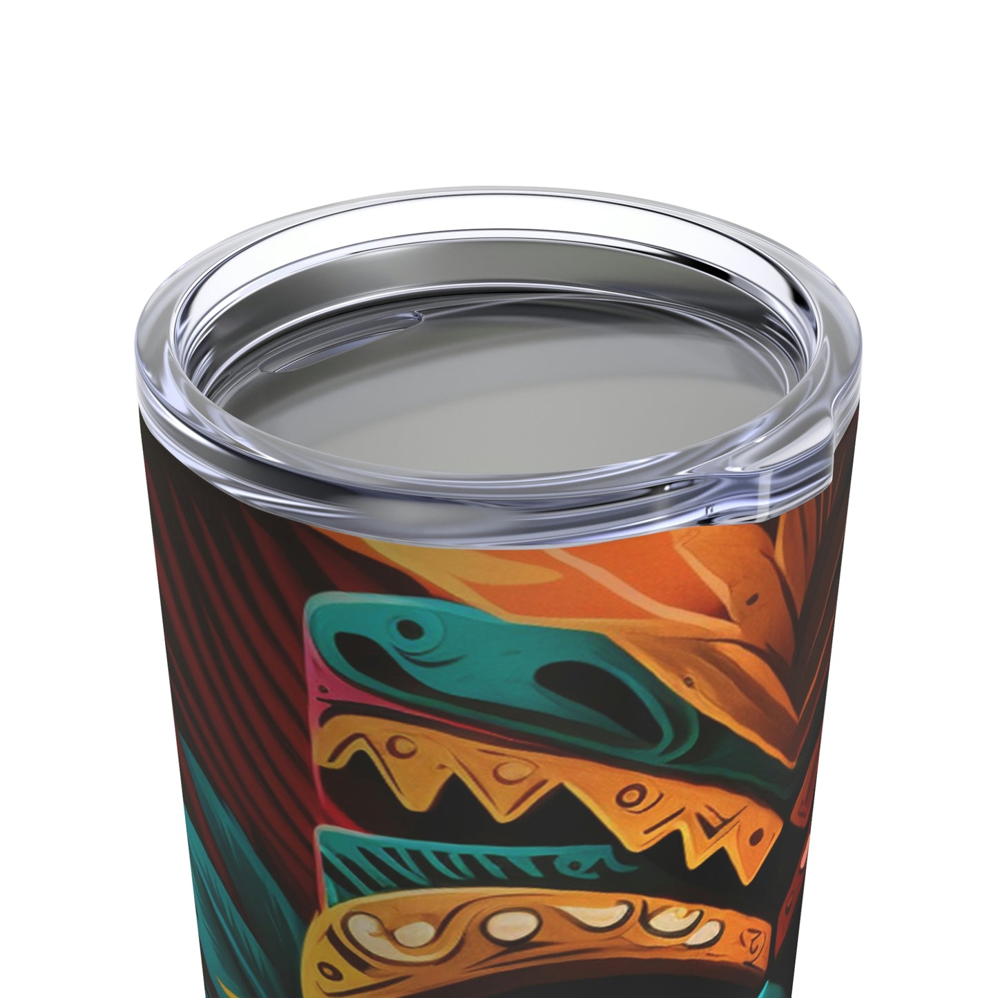Feathered Tiki Tumbler 20oz