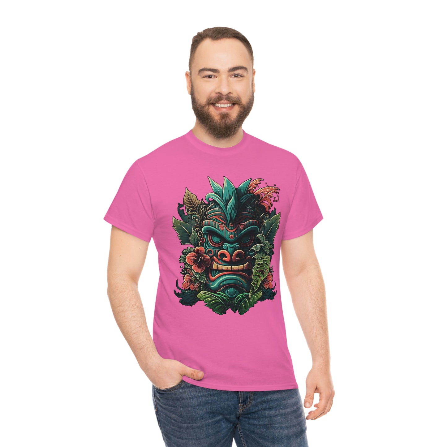Green Tiki Unisex Heavy Cotton Tee