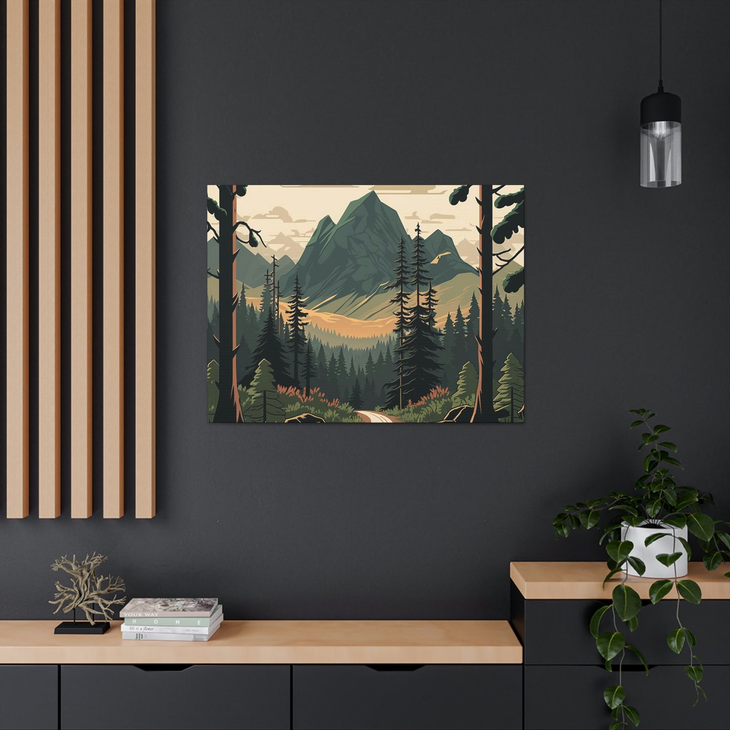 Mountain Valley Canvas Gallery Wraps
