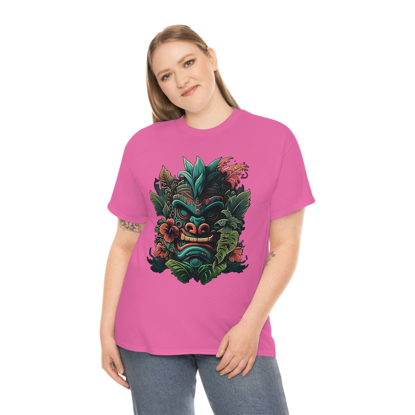 Green Tiki Unisex Heavy Cotton Tee