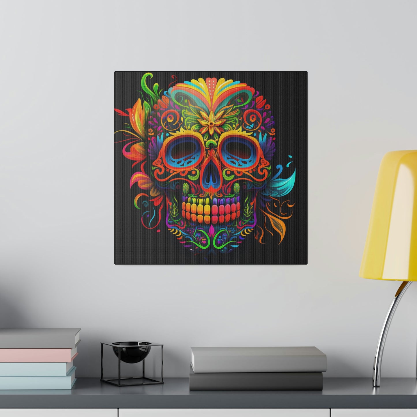 Neon Sugar Skull