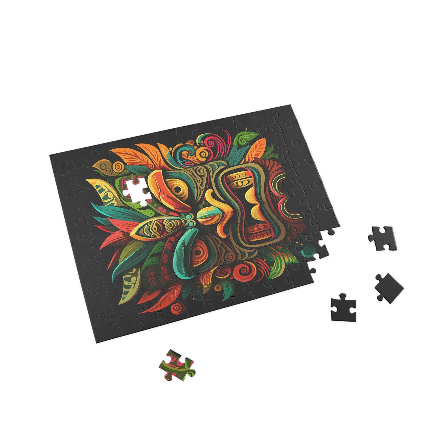 Horn Tiki Puzzle (96, 252, 500, 1000-Piece)