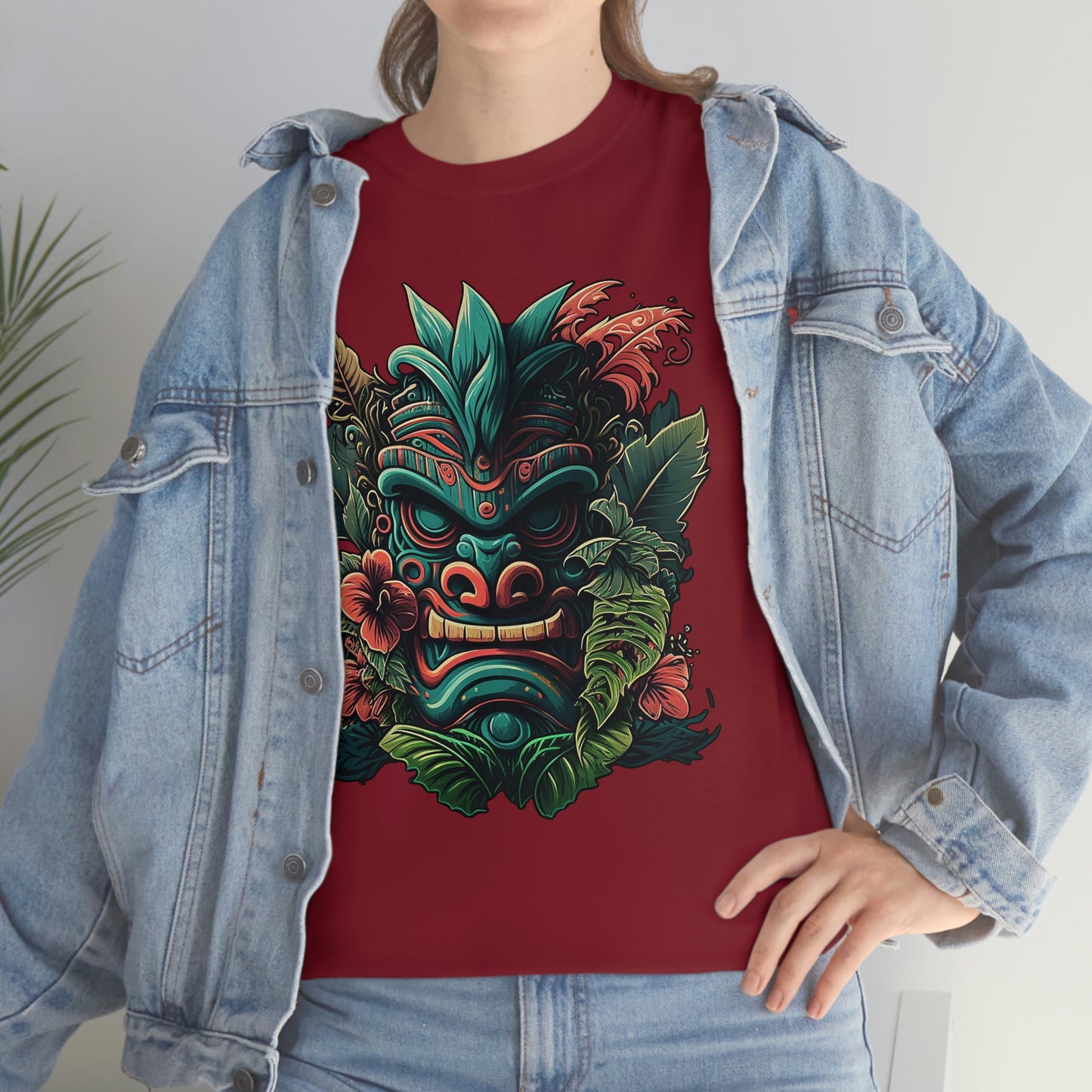 Green Tiki Unisex Heavy Cotton Tee