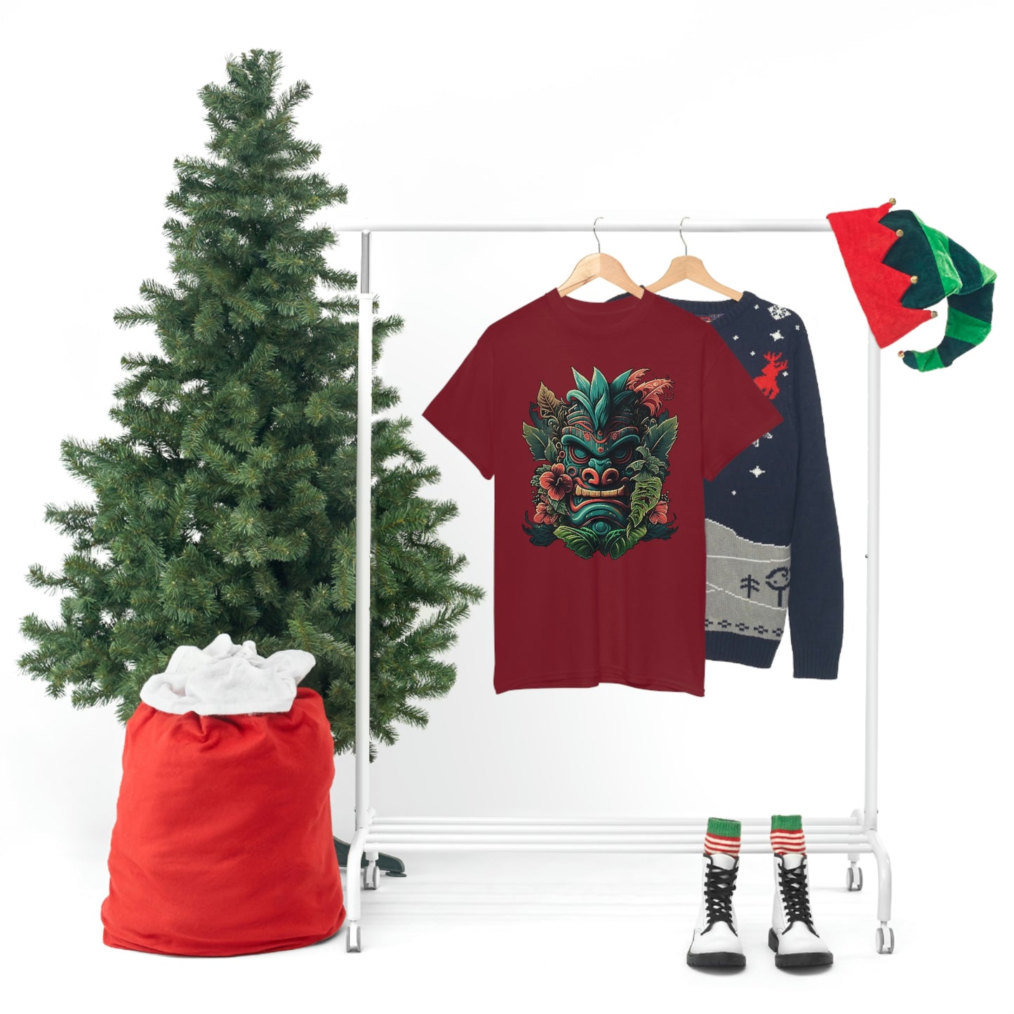 Green Tiki Unisex Heavy Cotton Tee
