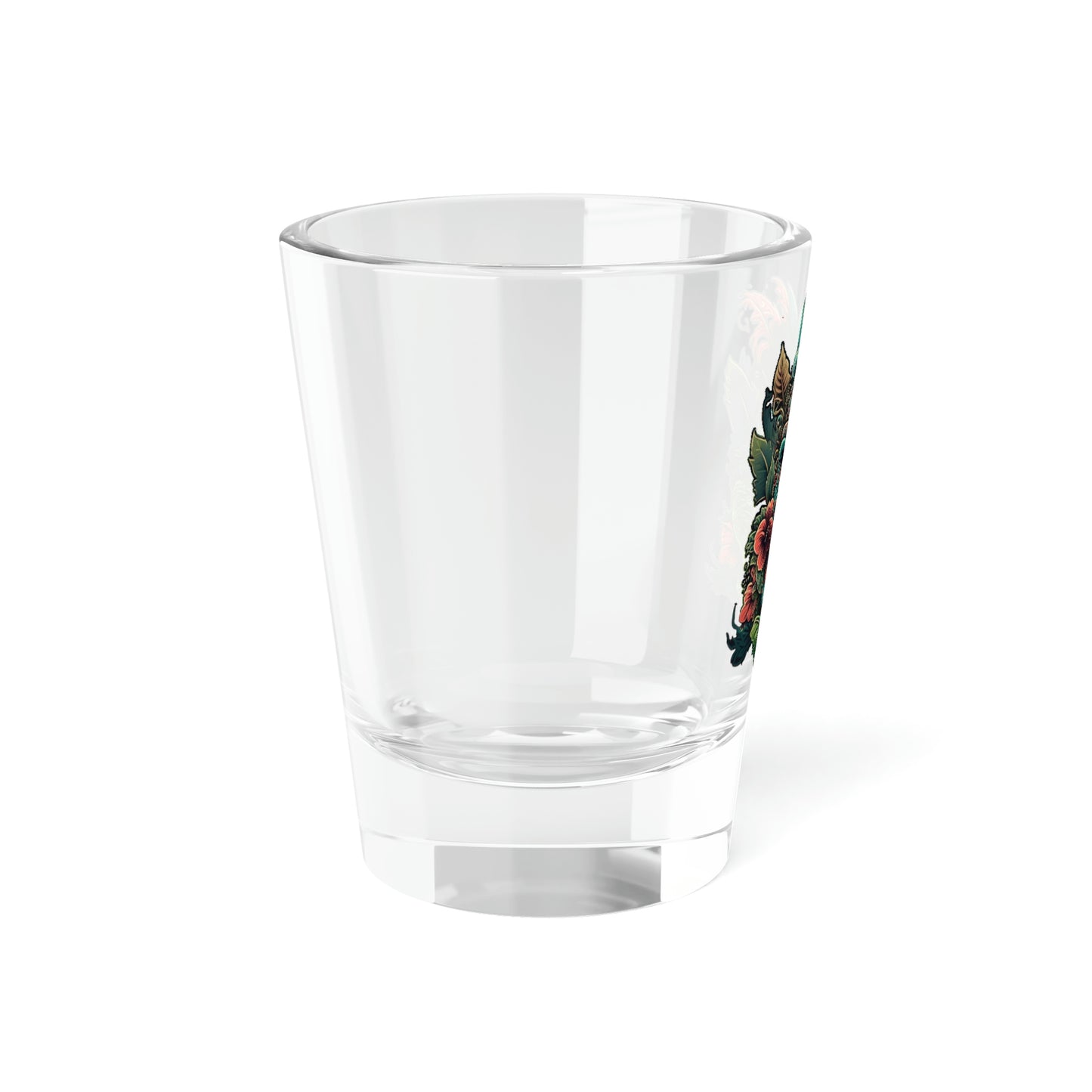 Green Tiki Shot Glass, 1.5oz