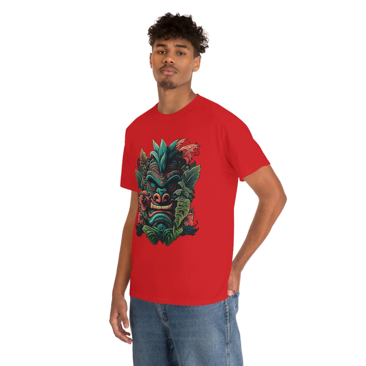 Green Tiki Unisex Heavy Cotton Tee