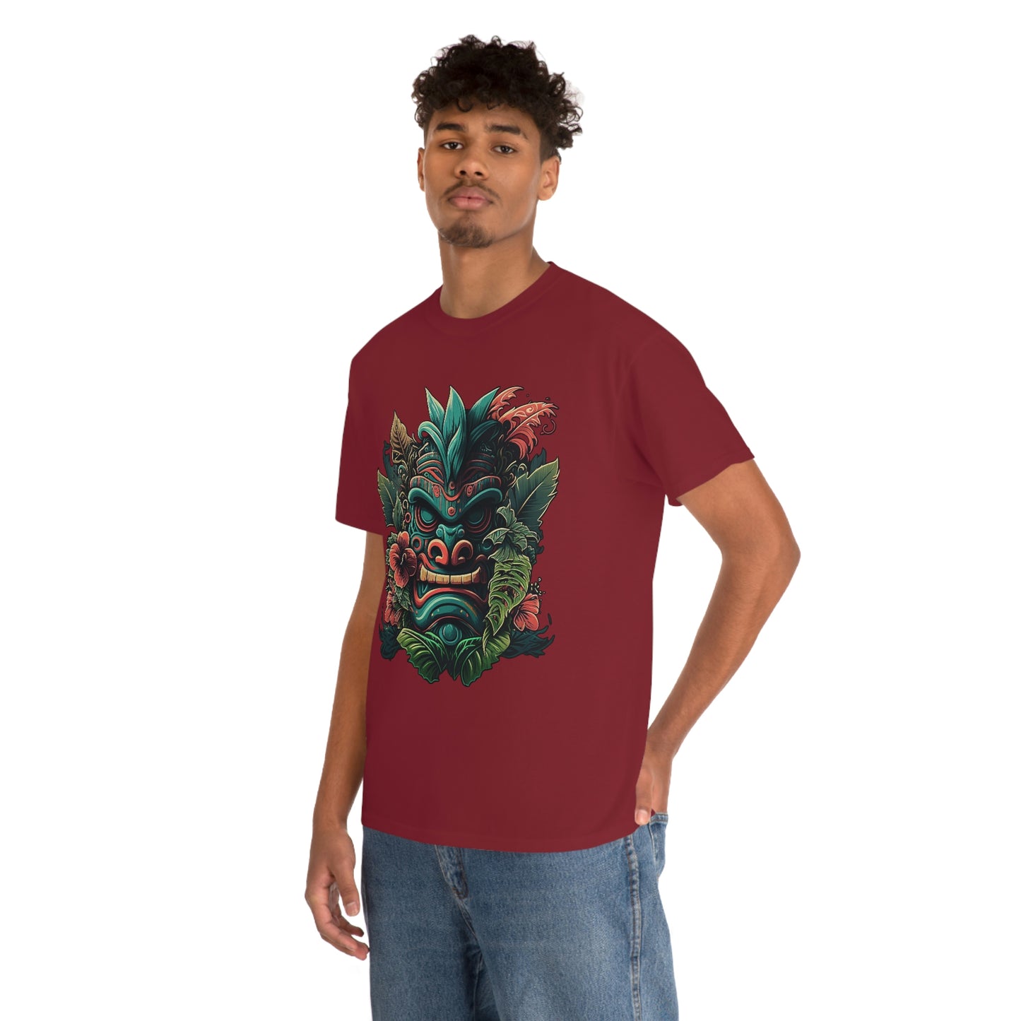 Green Tiki Unisex Heavy Cotton Tee