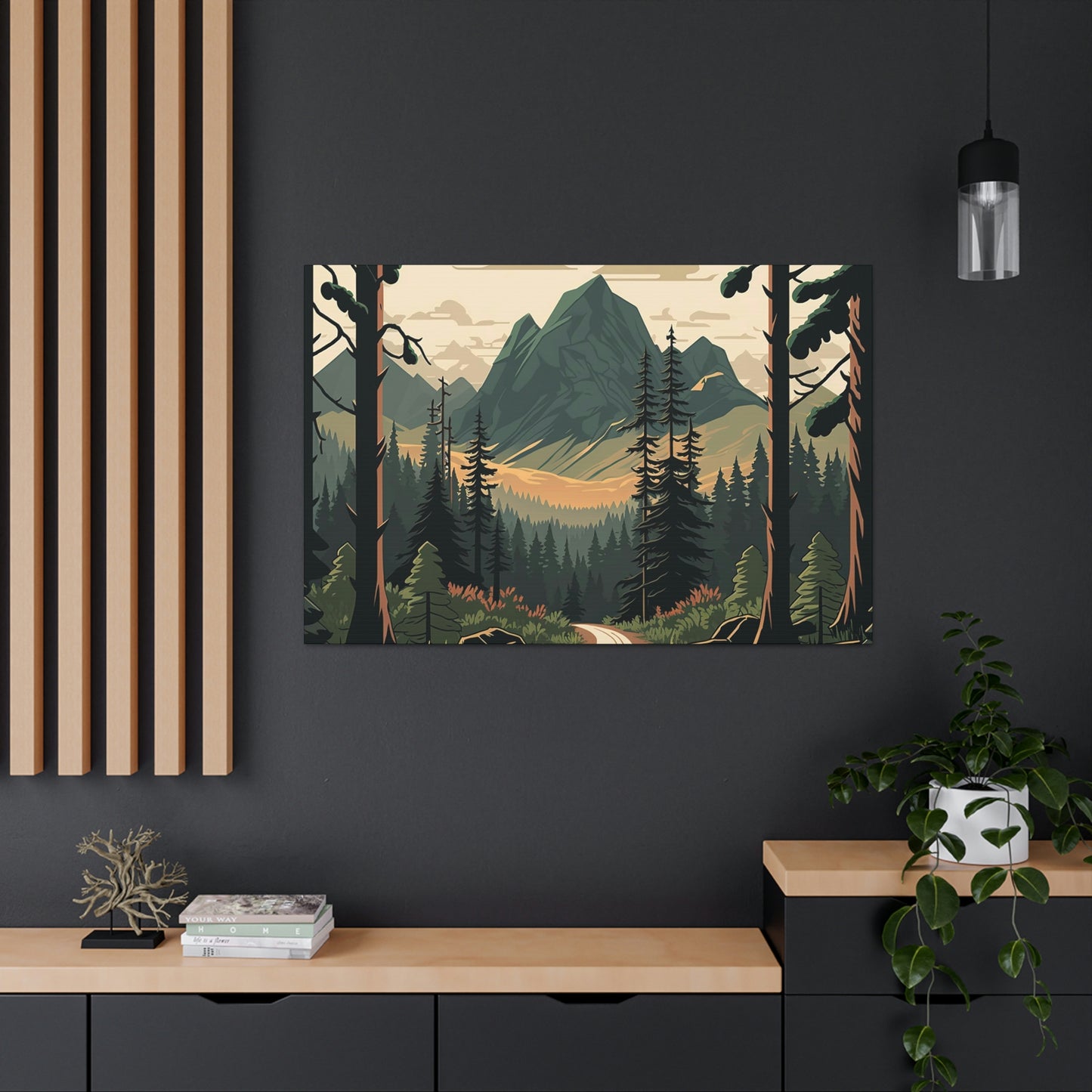 Mountain Valley Canvas Gallery Wraps