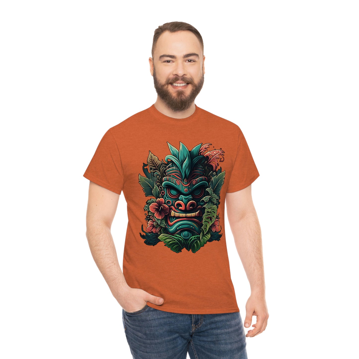 Green Tiki Unisex Heavy Cotton Tee