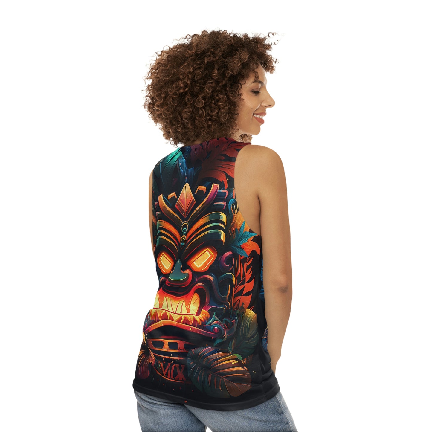 Fire Tiki Unisex Tank Top