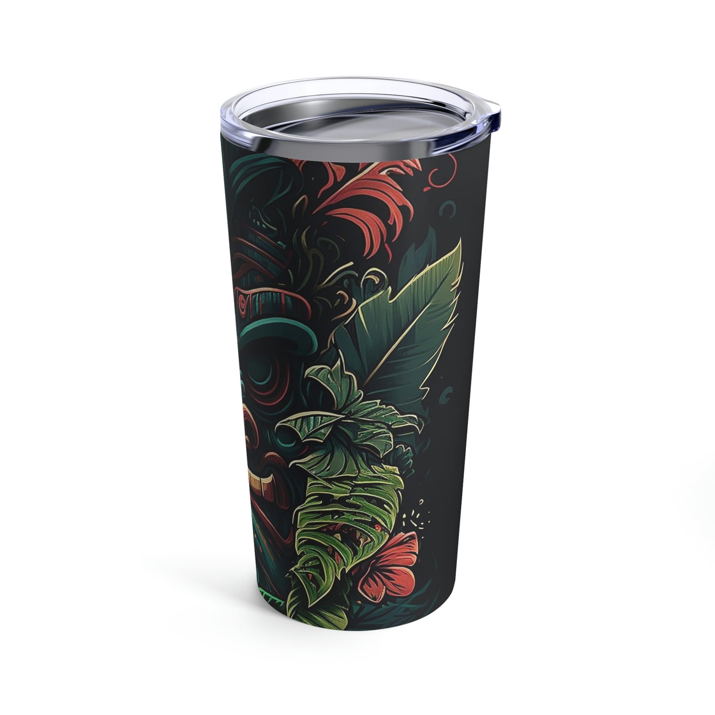 Green Tiki Tumbler 20oz