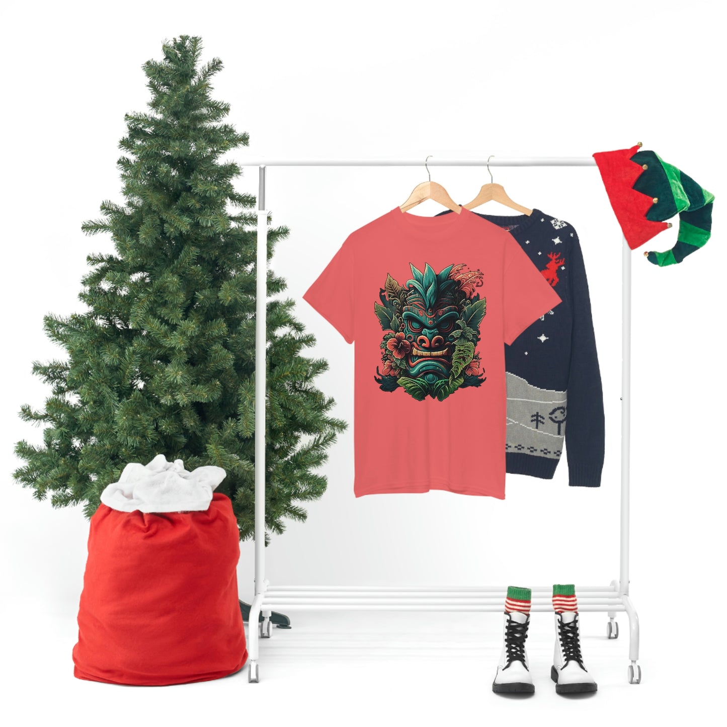Green Tiki Unisex Heavy Cotton Tee