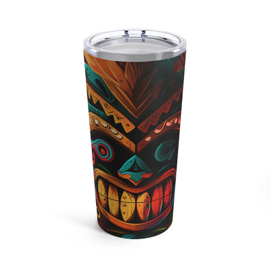 Feathered Tiki Tumbler 20oz