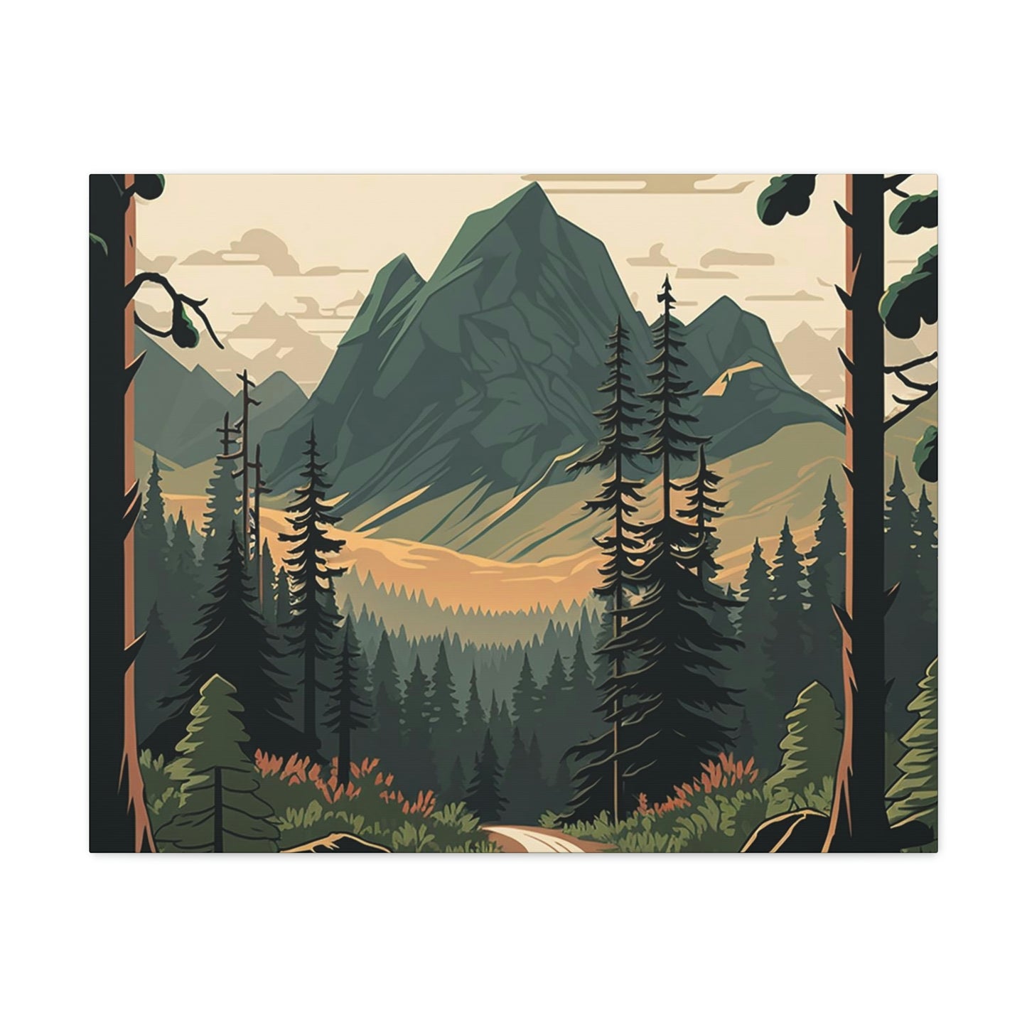Mountain Valley Canvas Gallery Wraps