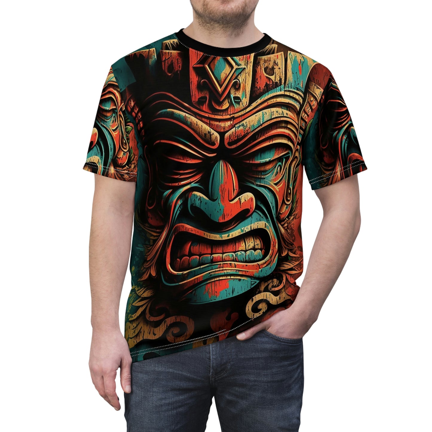 Angry Tiki Unisex Tee
