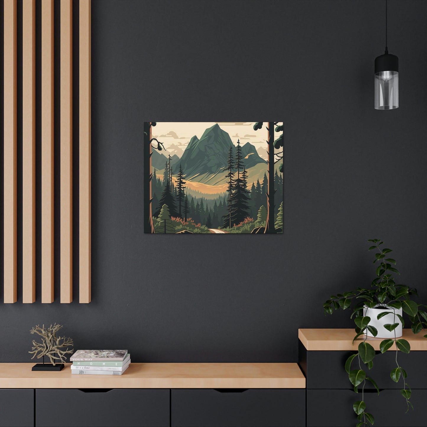 Mountain Valley Canvas Gallery Wraps
