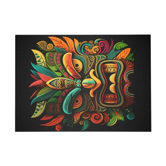 Horn Tiki Puzzle (96, 252, 500, 1000-Piece)