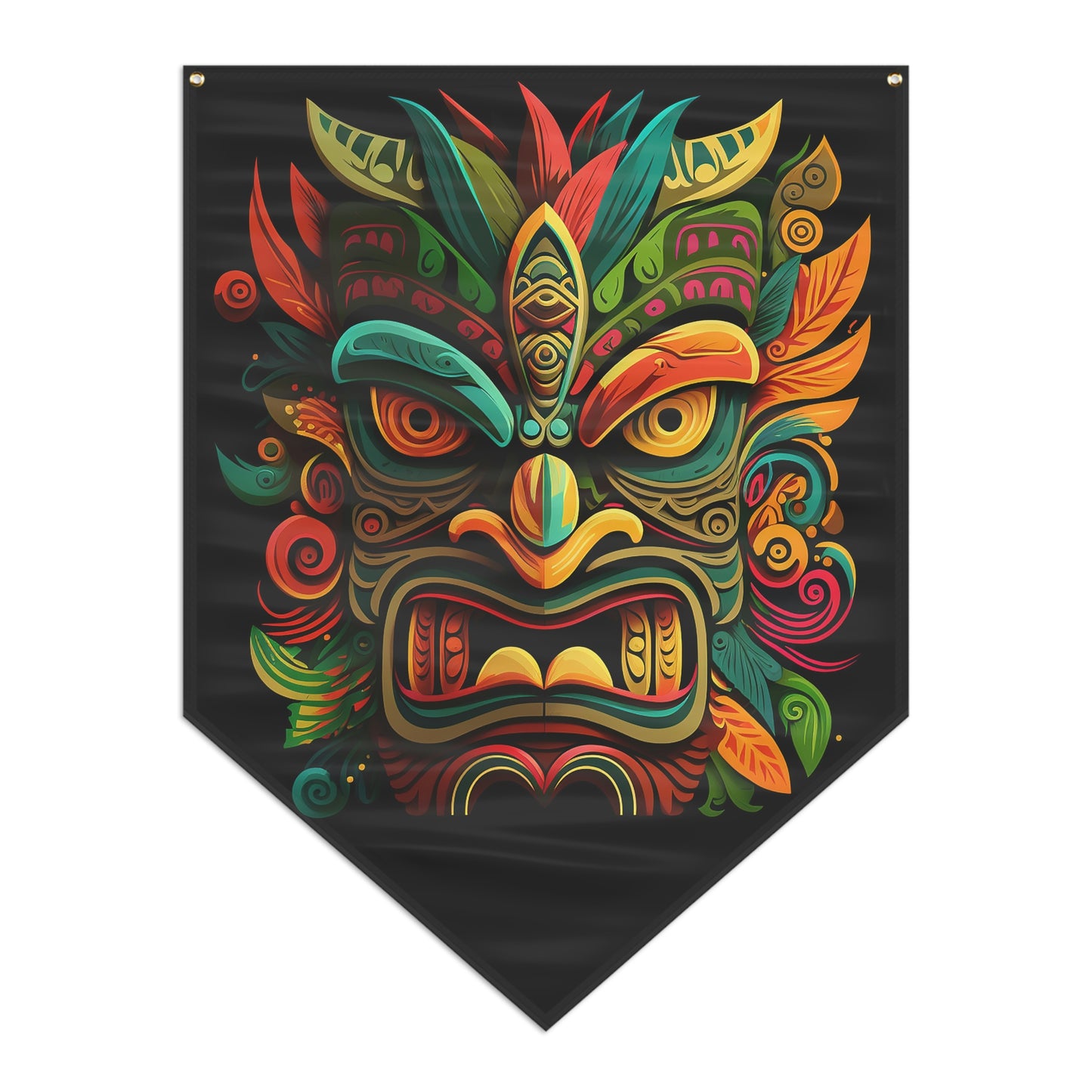 Horn Tiki Pennant Banner