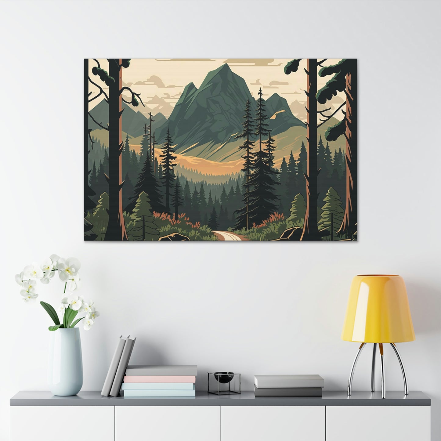 Mountain Valley Canvas Gallery Wraps