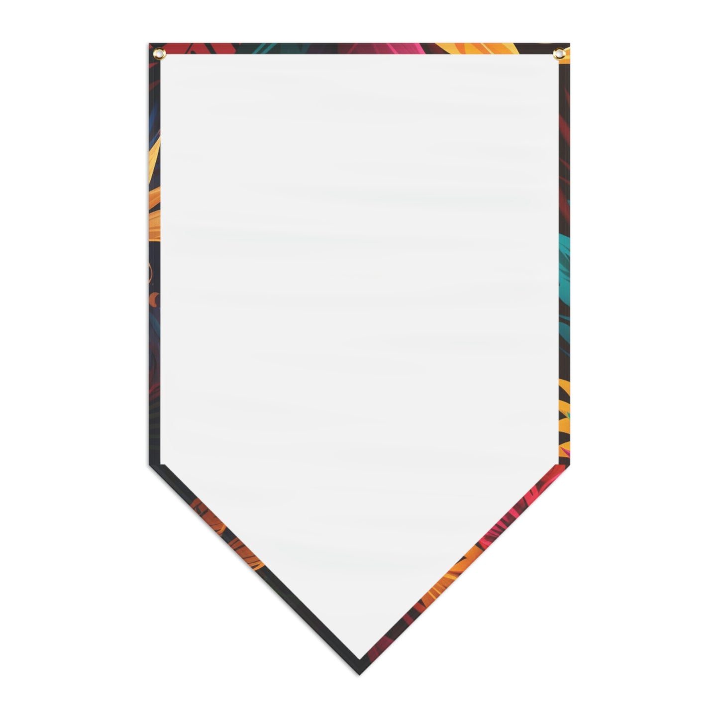 Feathered Tiki Pennant Banner