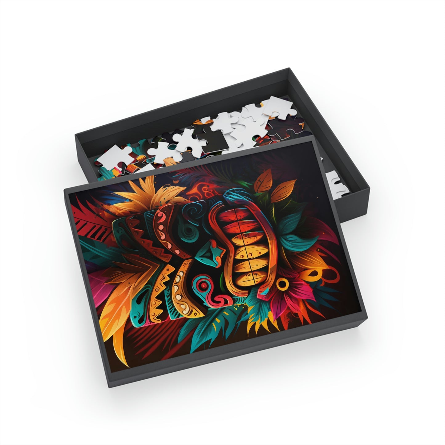 Feathered Tiki Puzzle (96, 252, 500, 1000-Piece)