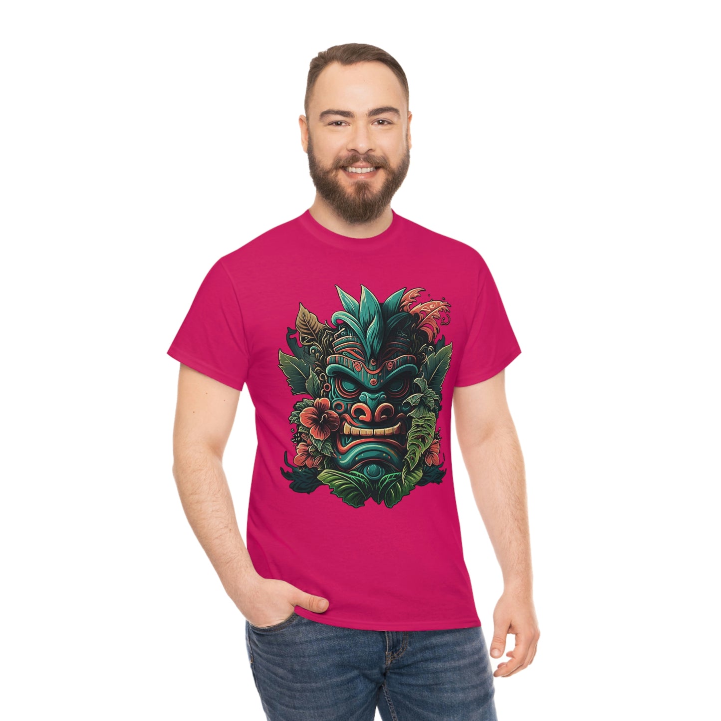 Green Tiki Unisex Heavy Cotton Tee