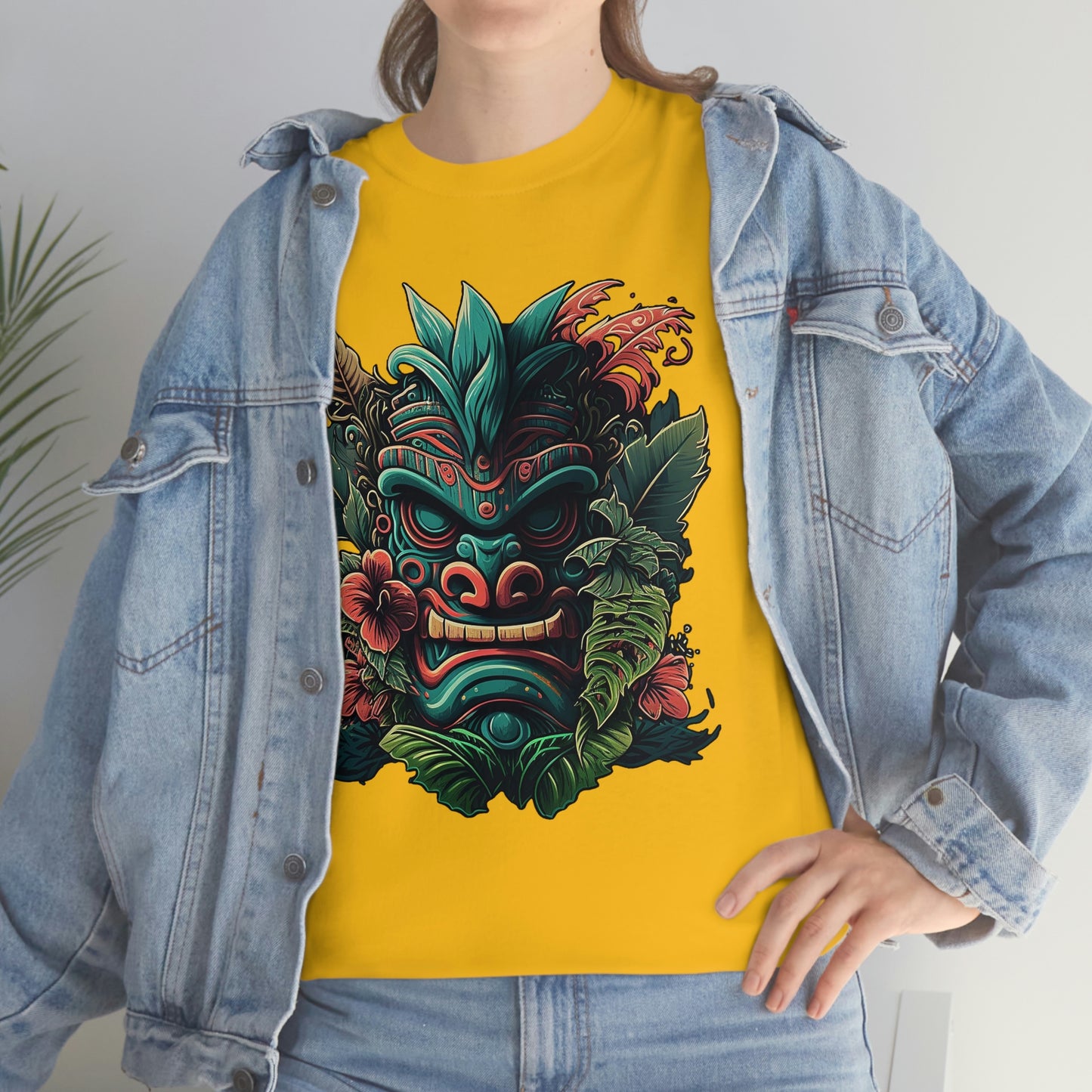 Green Tiki Unisex Heavy Cotton Tee