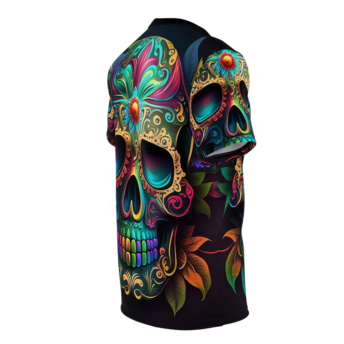 Flowered Sugar Skull Unisex Tee