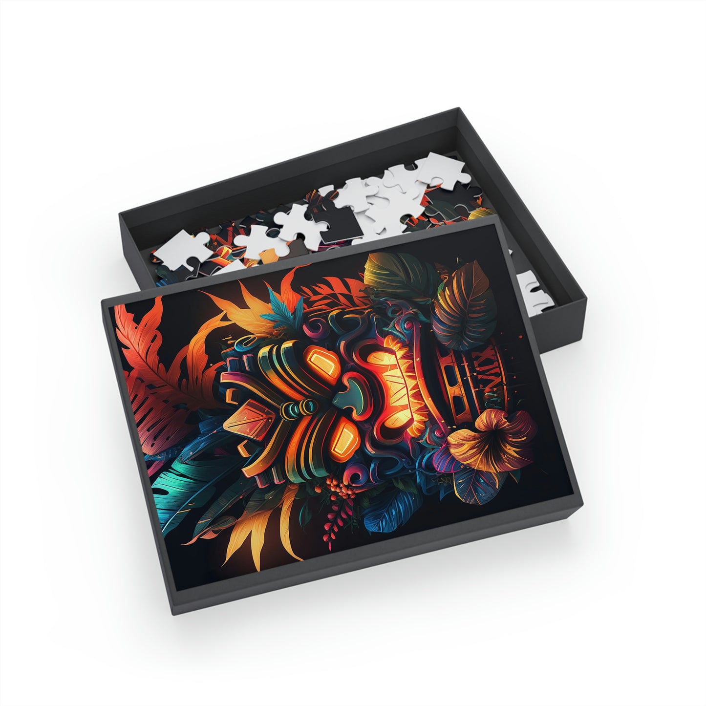 Fire Tiki Puzzle (96, 252, 500, 1000-Piece)