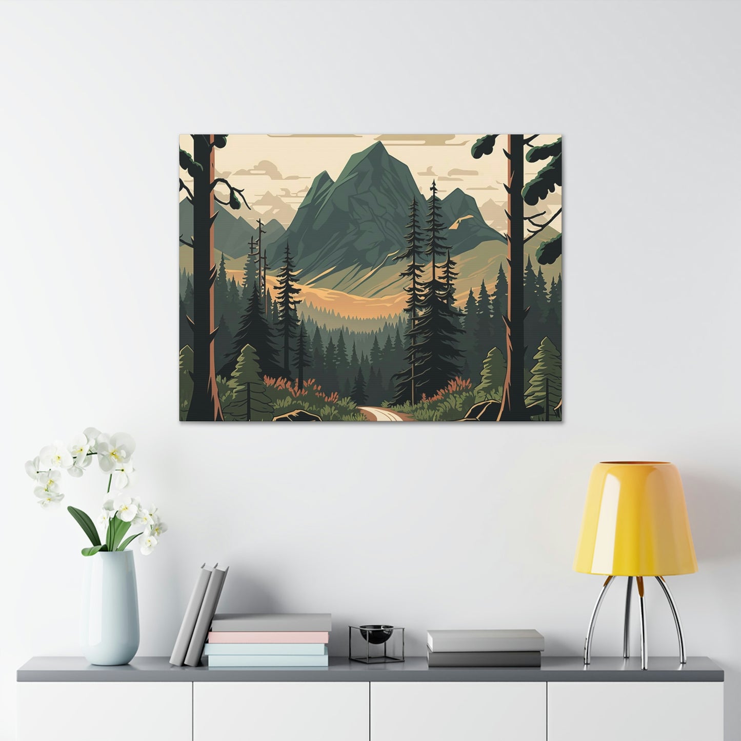 Mountain Valley Canvas Gallery Wraps