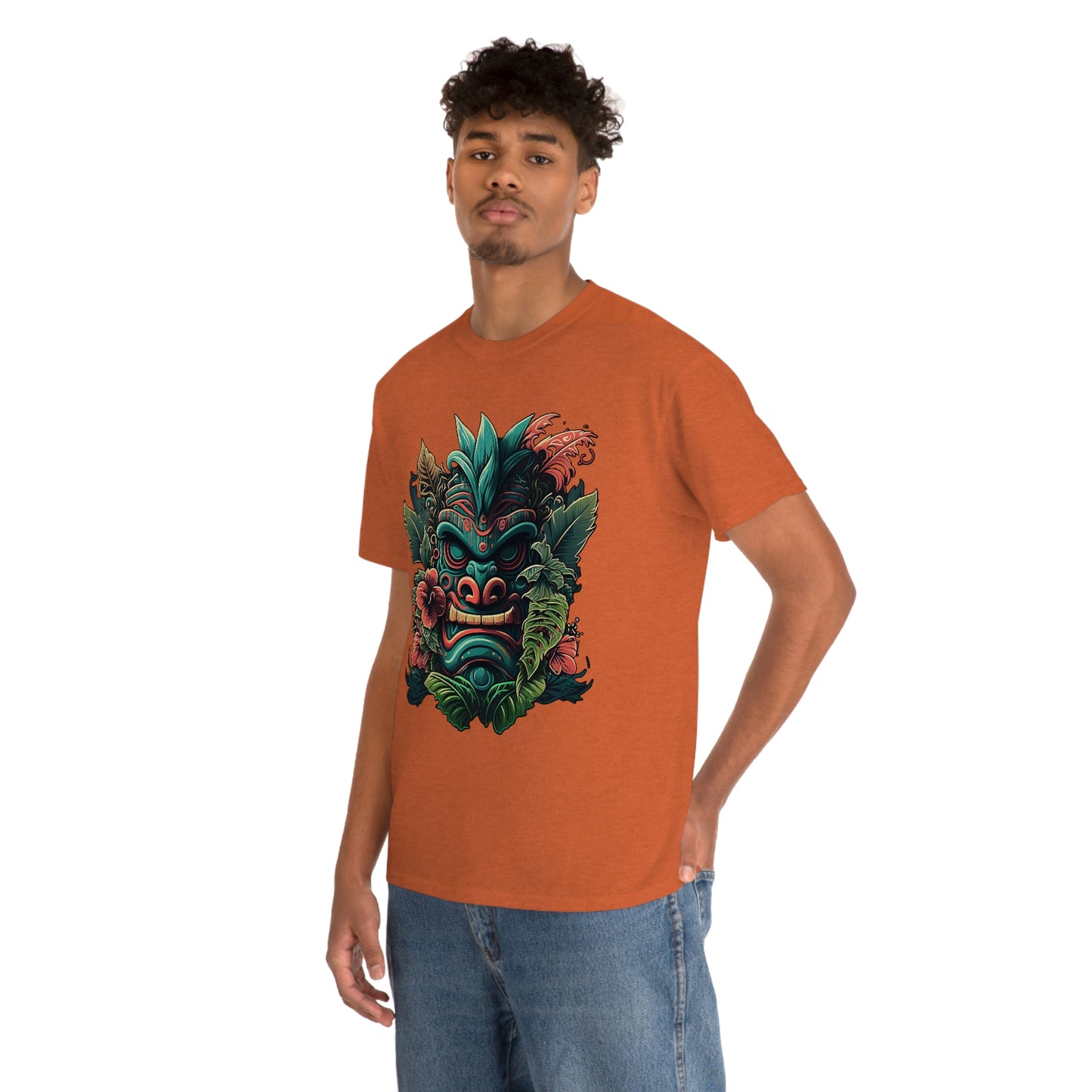 Green Tiki Unisex Heavy Cotton Tee